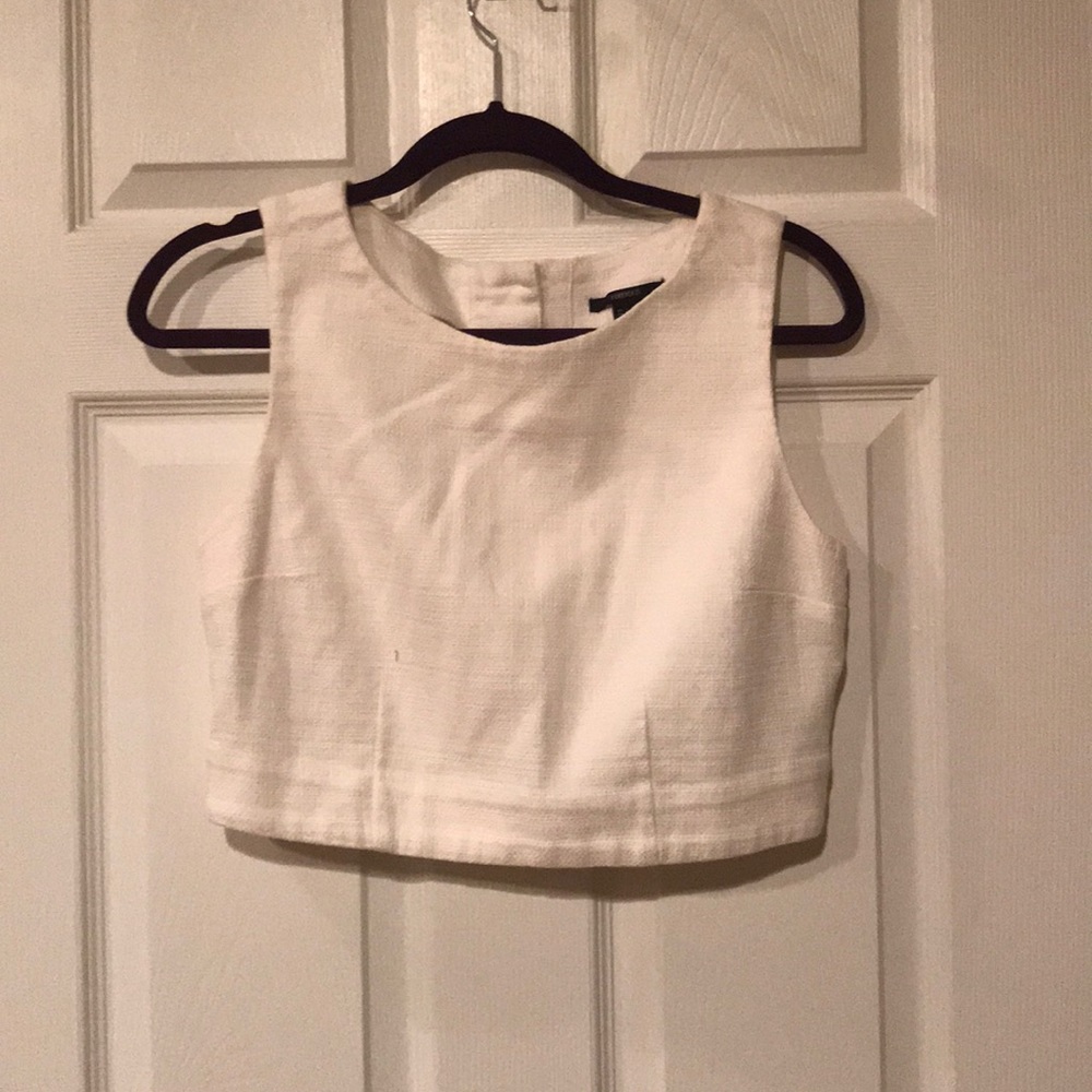 White tank top